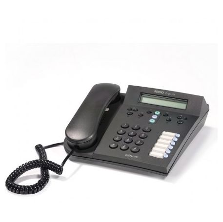 TELEFONO PHILIPS ERGOLINE D325-4 LG NERO - RIGENERATO