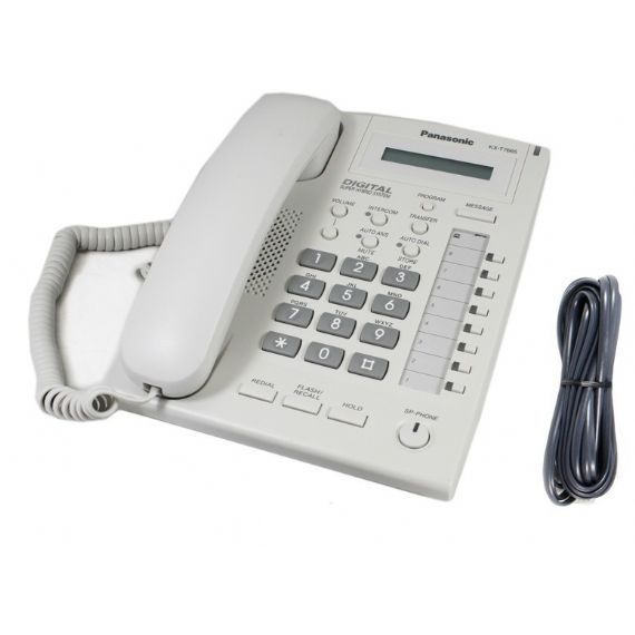 TELEFONO PANASONIC KX-T7665 SP BIANCO REVISIONATO