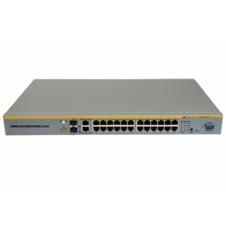 ALLIED TELESYN AT-8000S-24-50 FAST ETHERNET SWITCH 24 PORT 