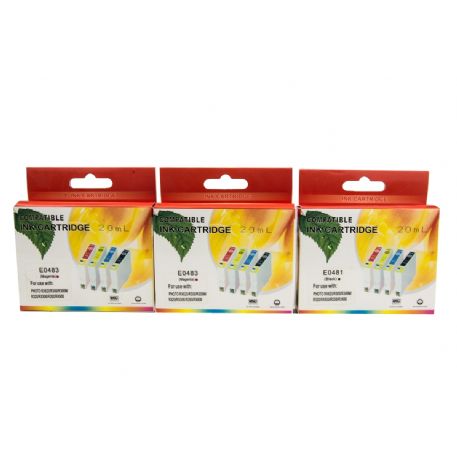CARTUCCE A GETTO D'INCHIOSTRO COMPATIBILE CON EPSON STYLUS PHOTO RX620/R300/R300M/R320/RX500/R200/RX600
