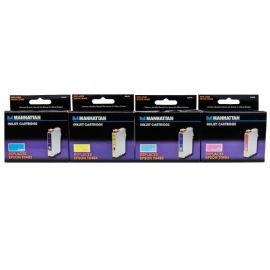 CARTUCCE A GETTO D'INCHIOSTRO MANHATTAN INKJET CARTRIDGE SOSTITUTE PER EPSON T0486, T0485, T0484 E T0482