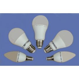 KIT LAMPADINE LED BULB N┬░2 E14 DA 6W, N┬░2 E27 DA 10W E N┬░1 E27 DA 15W - LUCE NEUTRA 