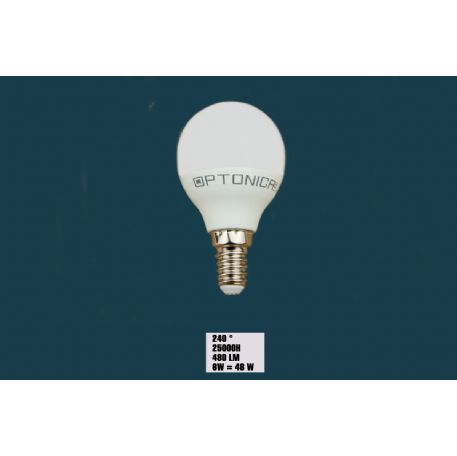 LAMPADINA LED BULB E14 6W 3000┬░K - LUCE CALDA