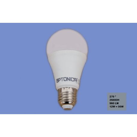 LAMPADINA LED BULB E27 12W 4500┬░K- LUCE NEUTRA