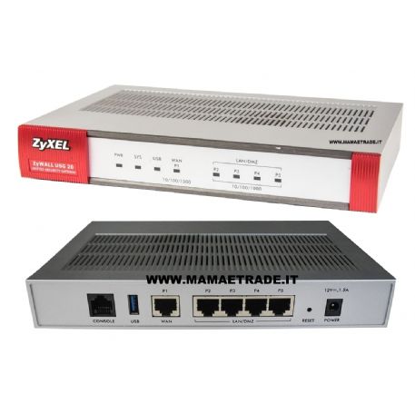 ZYXEL UNIFIED SECURITY GATEWAY MODELLO ZYWALL USG 20 - R.