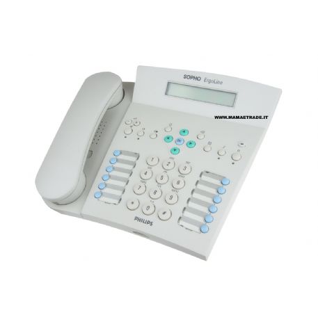 TELEFONO PHILIPS ERGOLINE D330-4 BIANCO - R.