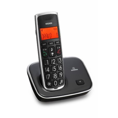 BRONDI TELEFONO CORDLESS BRAVO GOLD 2