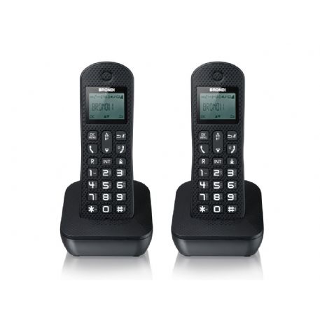 BRONDI TELEFONO CORDLESS ECO DECT MARIOT TWIN 