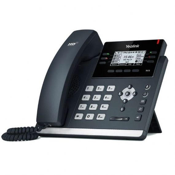 TELEFONO YEALINK SIP-T41S NERO - RIGENERATO