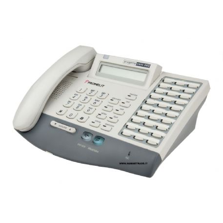 TELEFONO PROMELIT NEXT 30D BIANCO CON DISPLAY FISSO - R.