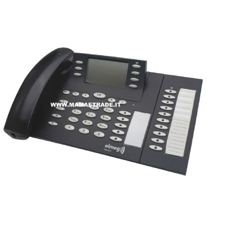 TELEFONO ELMEG CS400XT NERO REV