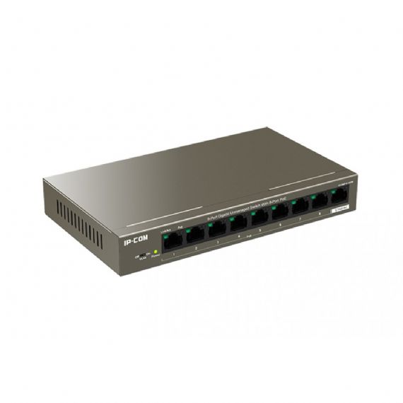 IP-COM SWITCH 9 PORTE GIGABIT DESKTOP CON 8 PORTE POE+ 