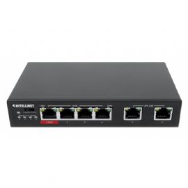 INTELLINET SWITCH FAST ETHERNET A 6 PORTE CON 4 PORTE PoE (1 x High-Power PoE)