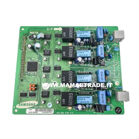 SCHEDA 4TRK 4 LU ANALOGICHE PER CENTRALE SAMSUNG DCS 408 - R.