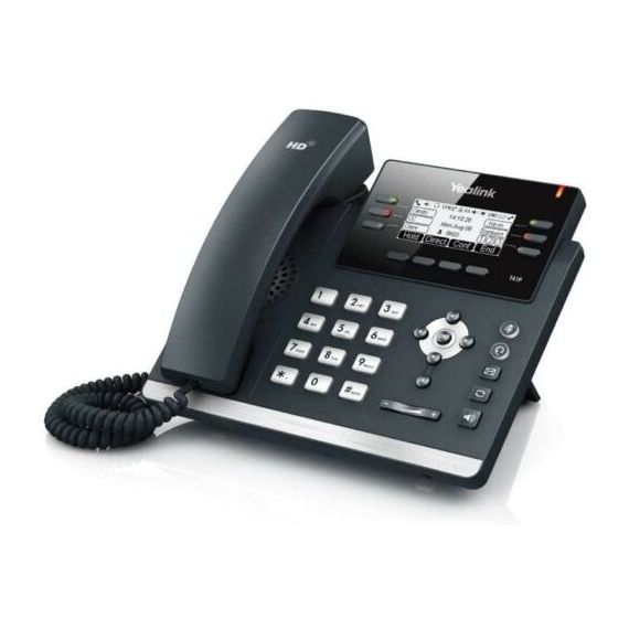 TELEFONO YEALINK SIP-T41P NERO - RIGENERATO