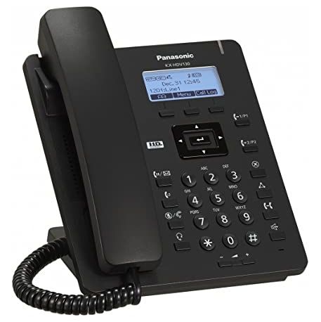 TELEFONO PANASONIC VOIP SIP KX-HDV130 NERO - R.