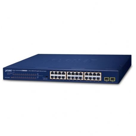 PLANET SWITCH GIGABIT POE A 24 PORTE 