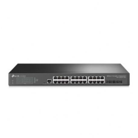 TP-LINK SWITCH MANAGED L2+ CON 24 PORTE GIGABIT E 4 SLOT SFP+ 10GE