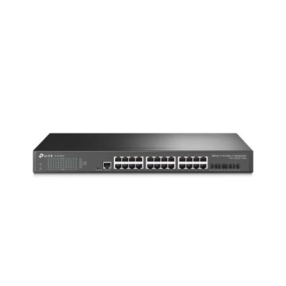 TP-LINK SWITCH MANAGED L2+ CON 24 PORTE GIGABIT E 4 SLOT SFP+ 10GE