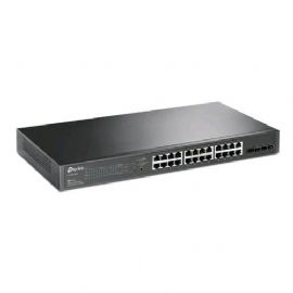 TP-LINK TL-SG2428P SWITCH DI RETE 24 PORTE RJ-45 10/100/1000MBPS POE + 4 SLOT SFP 10/100/1000MBPS COLORE NERO