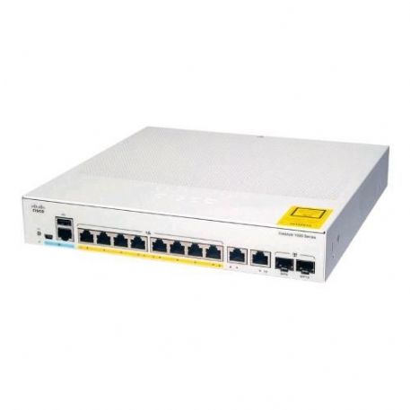 CISCO CATALYST C1000-8P-2G-L SWITCH GESTITO L2 4 X 10/100/1000 (POE+) + 4 X 10/100/1000 + 2 X SFP GIGABIT COMBO (UPLINK) POE+ (67 W)