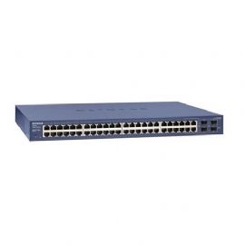 NETGEAR GS748T SWITCH 48 PORTE LAN RJ-45 4 PORTE UPLINK SLOT SF 4 PORTE UPLINK RJ-45 GARANZIA ITALIA