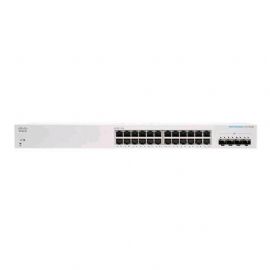 CISCO BUSINESS 220 CBS220-24T-4X-EU SWITCH GESTITO L2 24 X 10/100/1000 + 4 X 10 GIGABIT SFP+ (UPLINK) BIANCO MONTABILE SU RACK