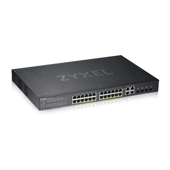 ZYXEL GS1920-24HPV2 SWITCH 24 PORTE GESTITO GIGABIT ETHERNET (10/100/1000) NERO SUPPORTO POWER OVER ETHERNET (POE)