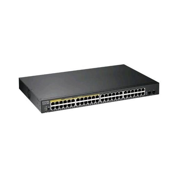 ZYXEL GS190048HPV2-EU0101F SWITCH GESTITO 48 X 10/100/1000 (24 POE+) + 2 X GIGABIT SFP (UPLINK) POE+ (170 W)