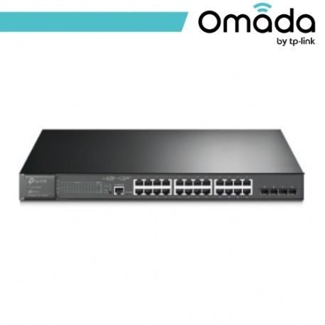 OMADA SWITCH 24 PORTE GIGABIT POE+ E 4 SLOT SFP