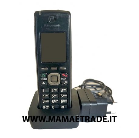 CORDLESS DECT PANASONIC KX-TCA185CE COMPLETO DI ALIMENTATORE E BASE DI RICARICA - REVISIONATO