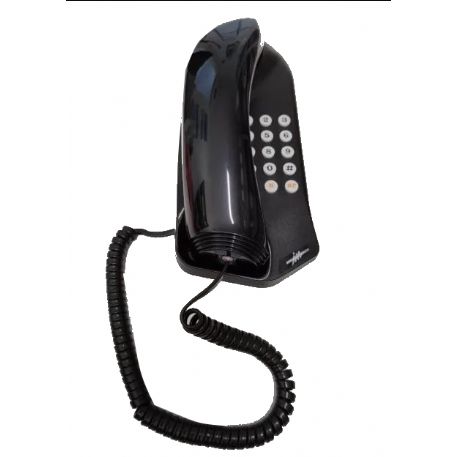 TELEFONO FISSO DA TAVOLO SIP VIRGOLA 10 NERO -REV