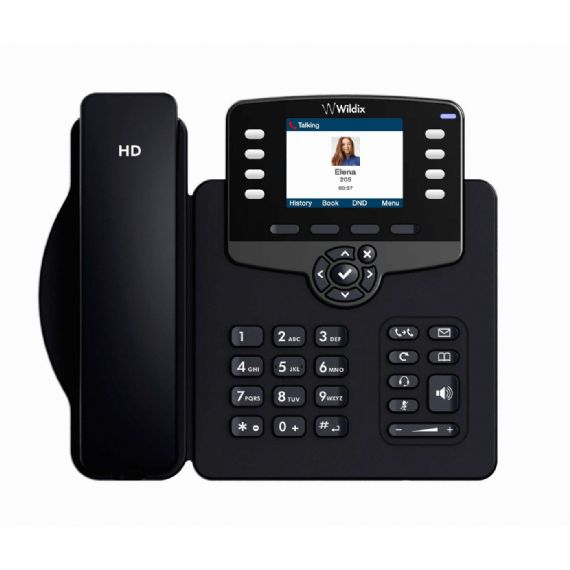 TELEFONO WILDIX WP480G SENZA CORNETTA - NERO - RIGENERATO