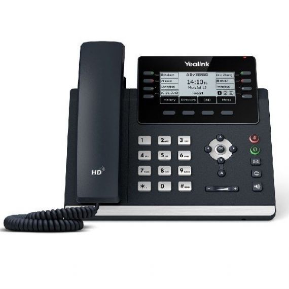 TELEFONO YEALINK SIP-T43U NERO - NUOVO