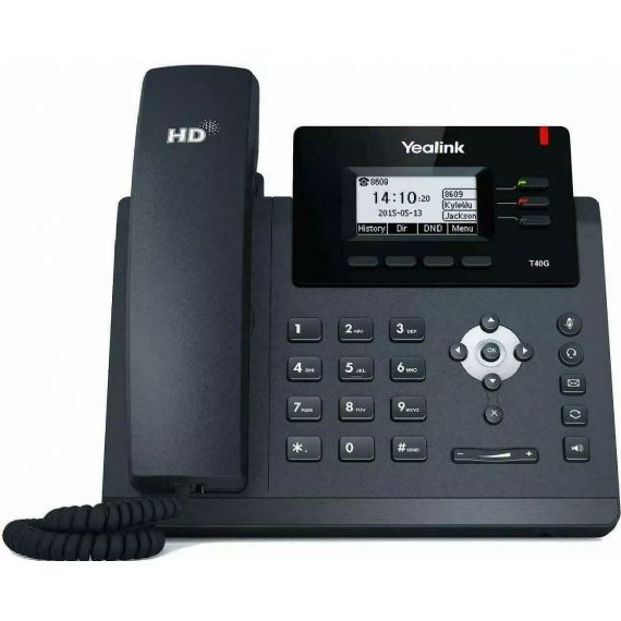 TELEFONO YEALINK SIP-T40G NERO - RIGENERATO
