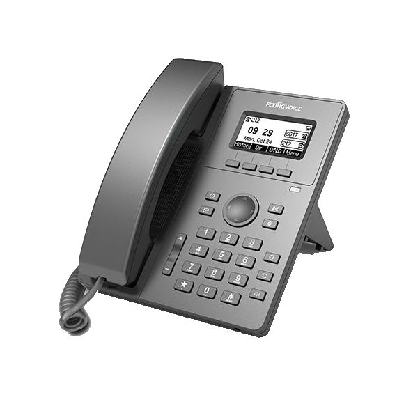 TELEFONO IP FLYINGVOICE P10P-PSU COMPLETO DI ALIMENTATORE