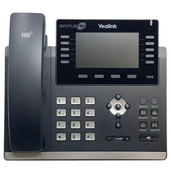 TELEFONO YEALINK SIP-T46S NERO - RIGENERATO